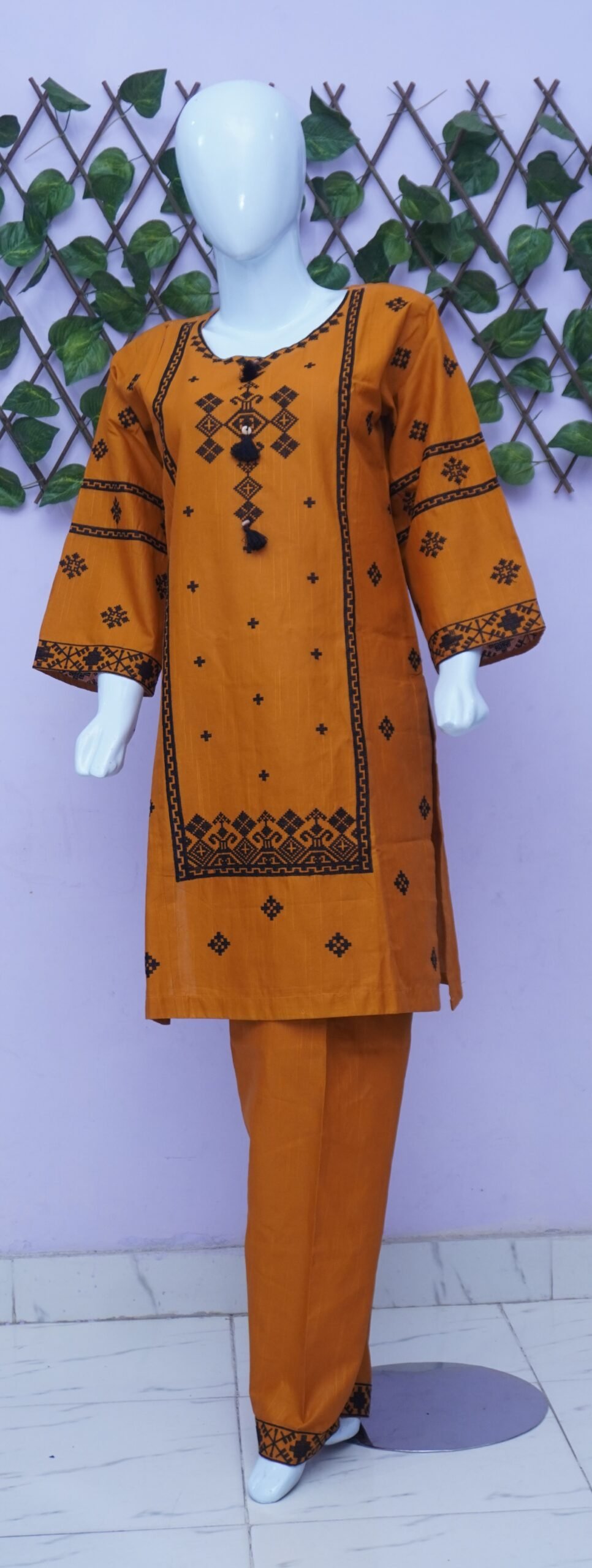 Embroidered Doria lawn stiched 2Pc
