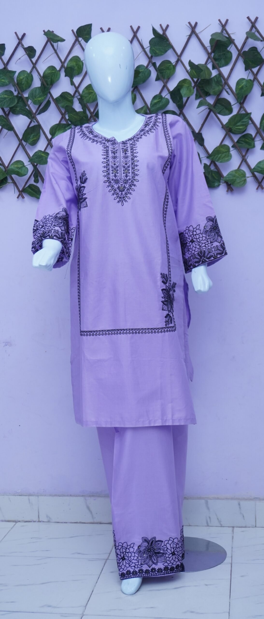 Embroidered Doria lawn stiched 2Pc