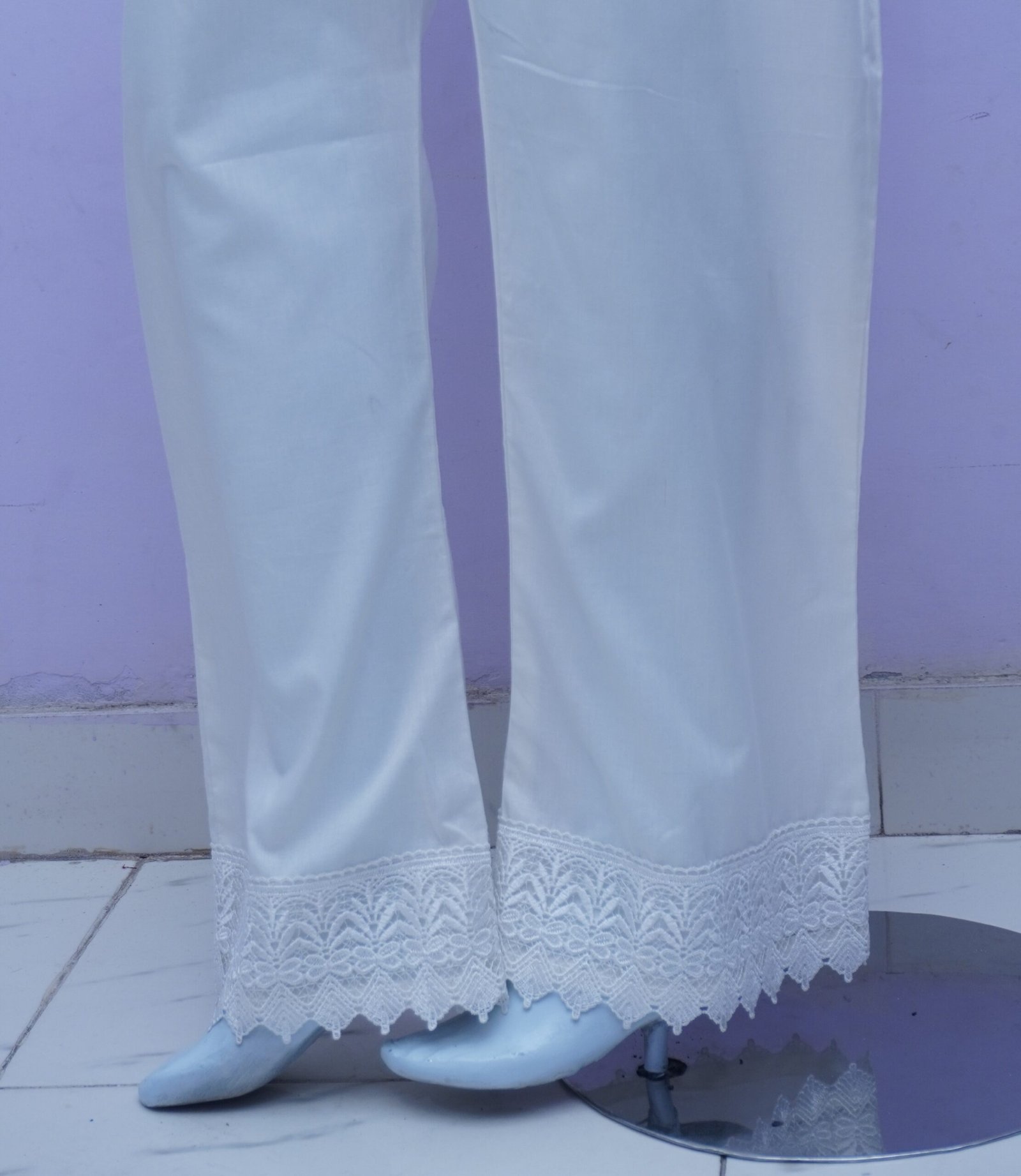 Lace trouser stiched 1Pc