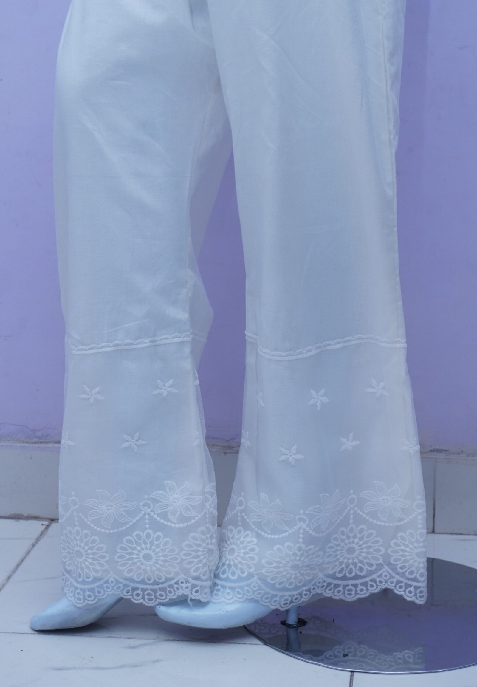 Lace Trouser stiched 1Pc