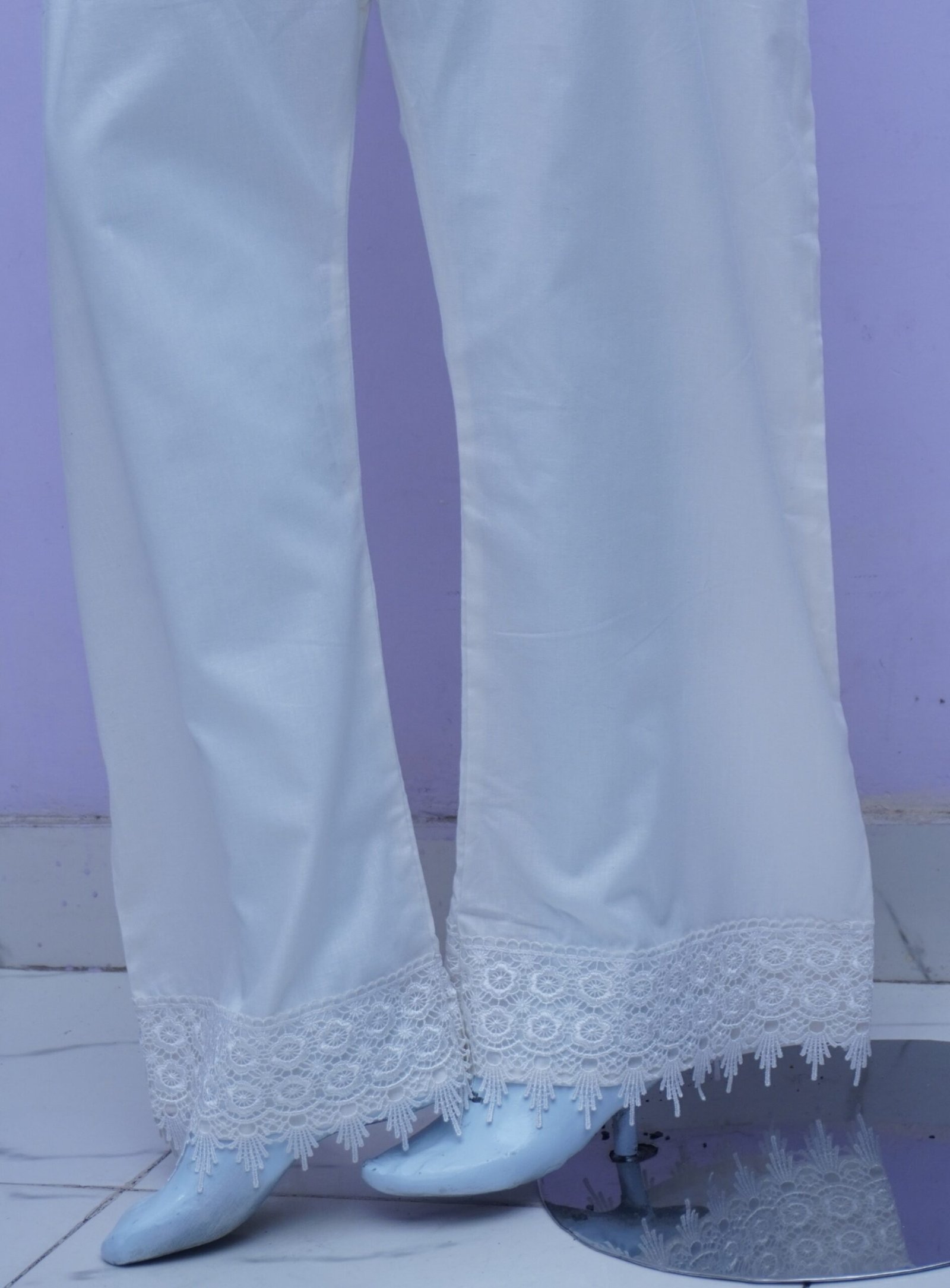 Lace trouser stiched 1Pc