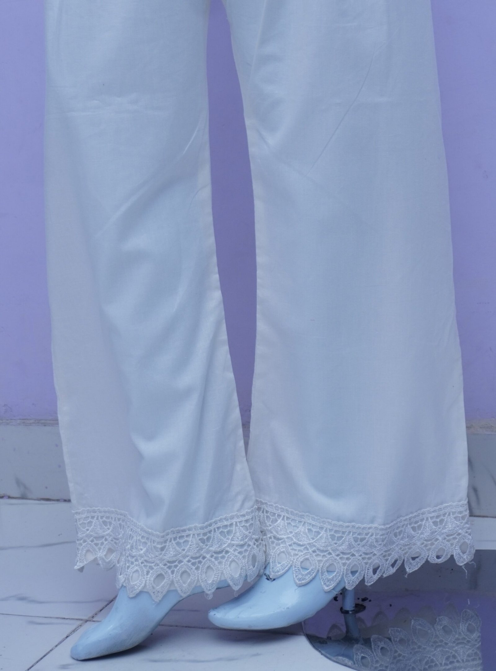 Lace Trouser stiched 1Pc