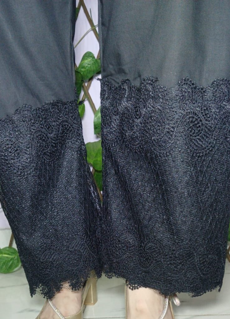 Lace Trouser Stiched 1Pc