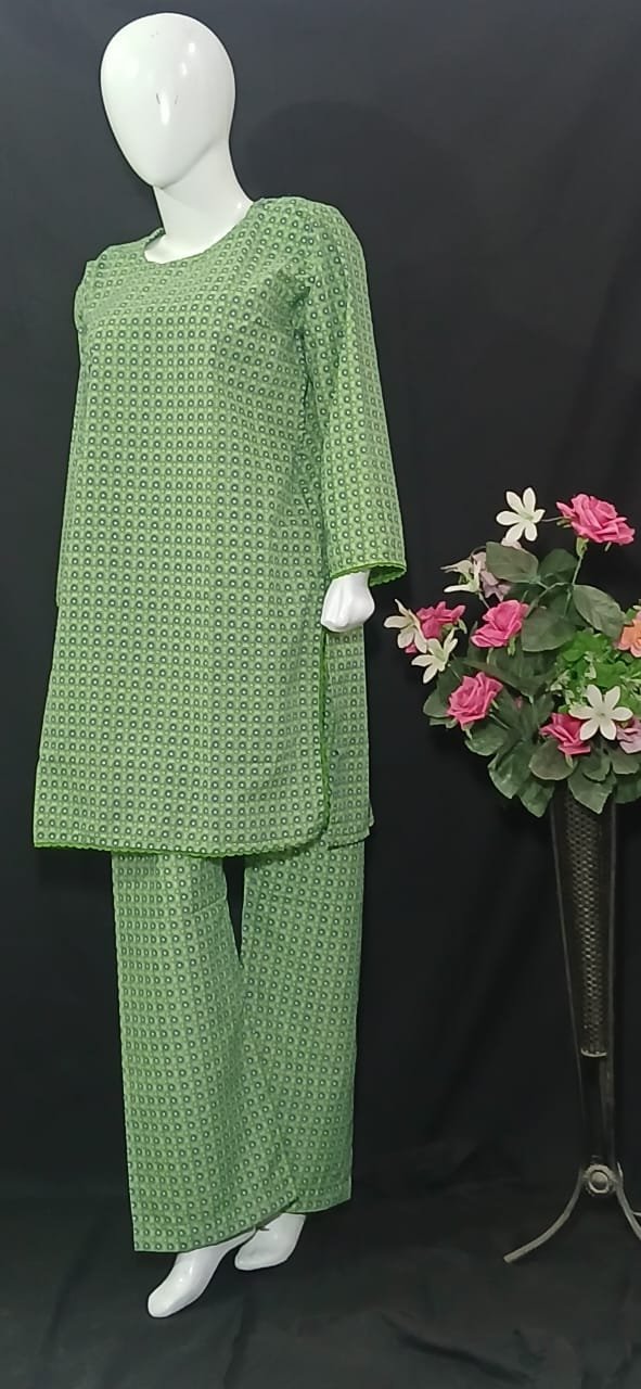 Winter Cotton Printed Stiched 2Pc