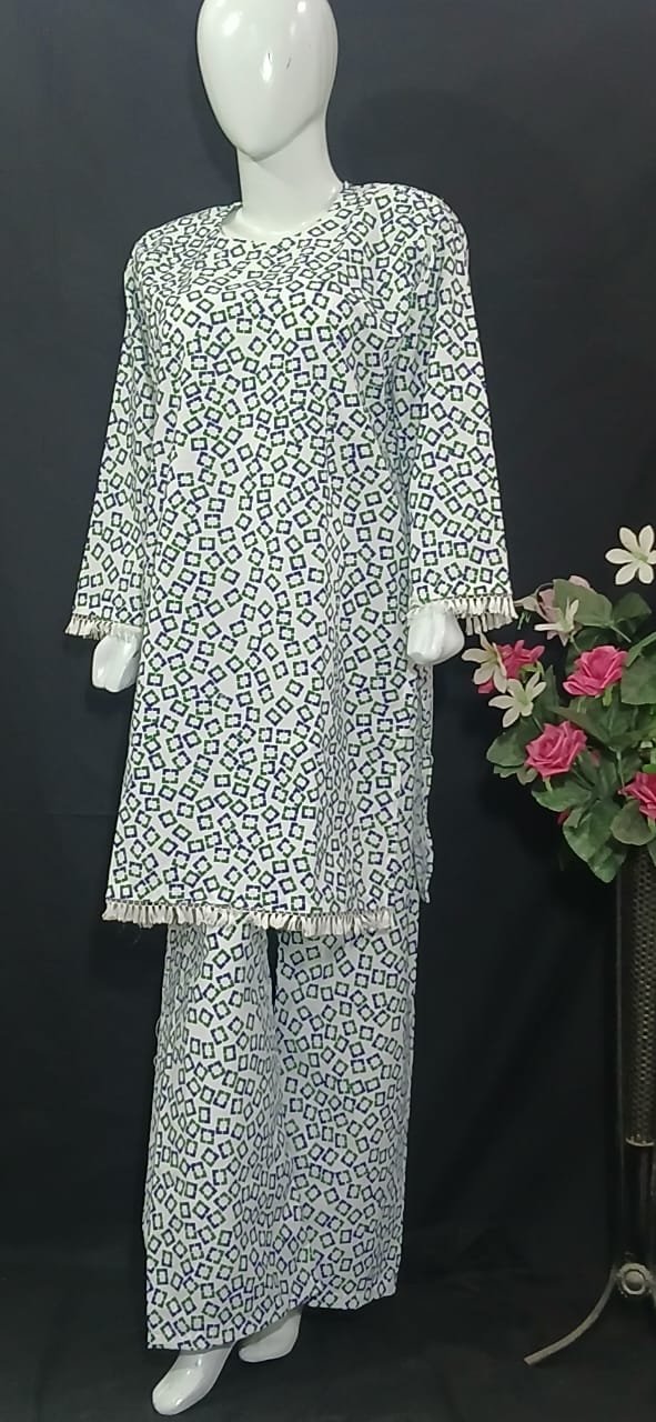 Winter Cotton Printed Stiched 2Pc